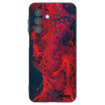 Picasee silikónový čierny obal pre Samsung Galaxy A17 5G - Organic red