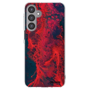 Picasee silikónový prehľadný obal pre Samsung Galaxy A16 4G - Organic red