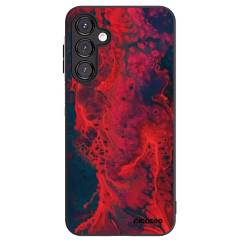 Picasee silikónový čierny obal pre Samsung Galaxy A16 4G - Organic red