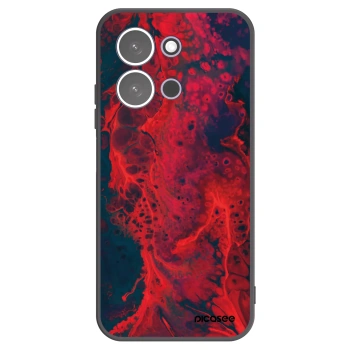 Picasee silikónový čierny obal pre Xiaomi Redmi 15C 5G - Organic red