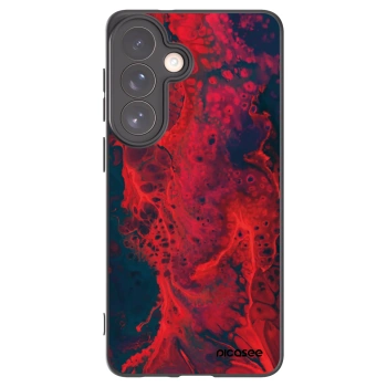 Picasee silikónový čierny obal pre Samsung Galaxy S26+ - Organic red