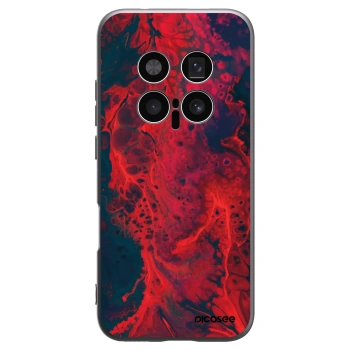 Picasee silikónový čierny obal pre Honor Magic8 Pro 5G - Organic red