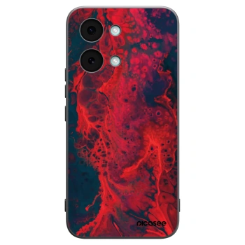 Picasee silikónový čierny obal pre Xiaomi Poco X8 Pro Max - Organic red