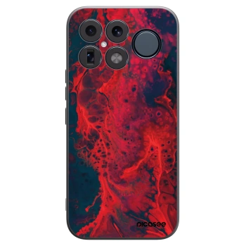 Picasee silikónový čierny obal pre Xiaomi Poco F8 Ultra - Organic red