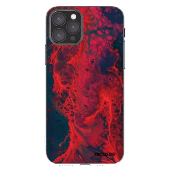 Picasee silikónový prehľadný obal pre Apple iPhone 11 Pro - Organic red