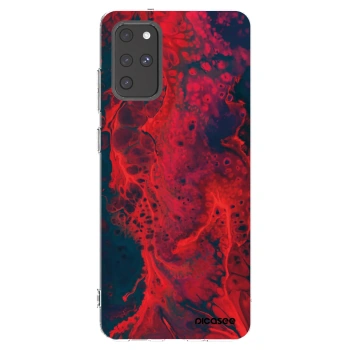 Picasee silikónový prehľadný obal pre Samsung Galaxy S20+ G985F - Organic red
