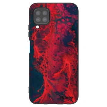 Picasee silikónový čierny obal pre Huawei P40 Lite - Organic red