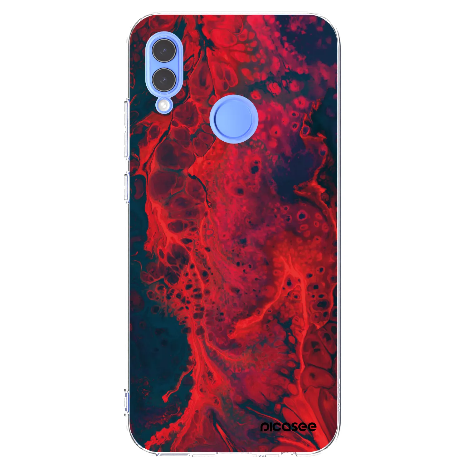 Silikónový prehľadný obal pre Huawei P Smart 2019 - Organic red