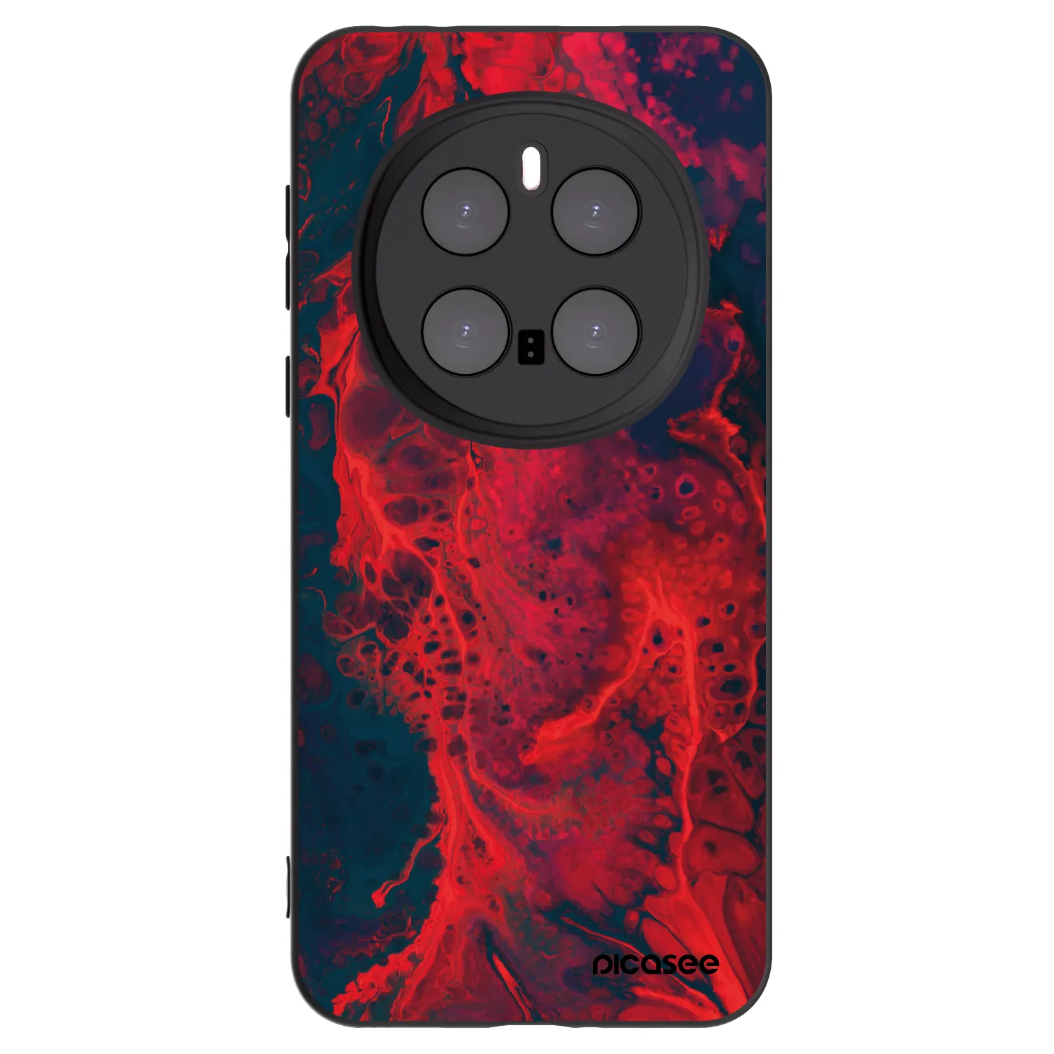 Silikónový čierny obal pre Honor Magic7 Pro 5G - Organic red