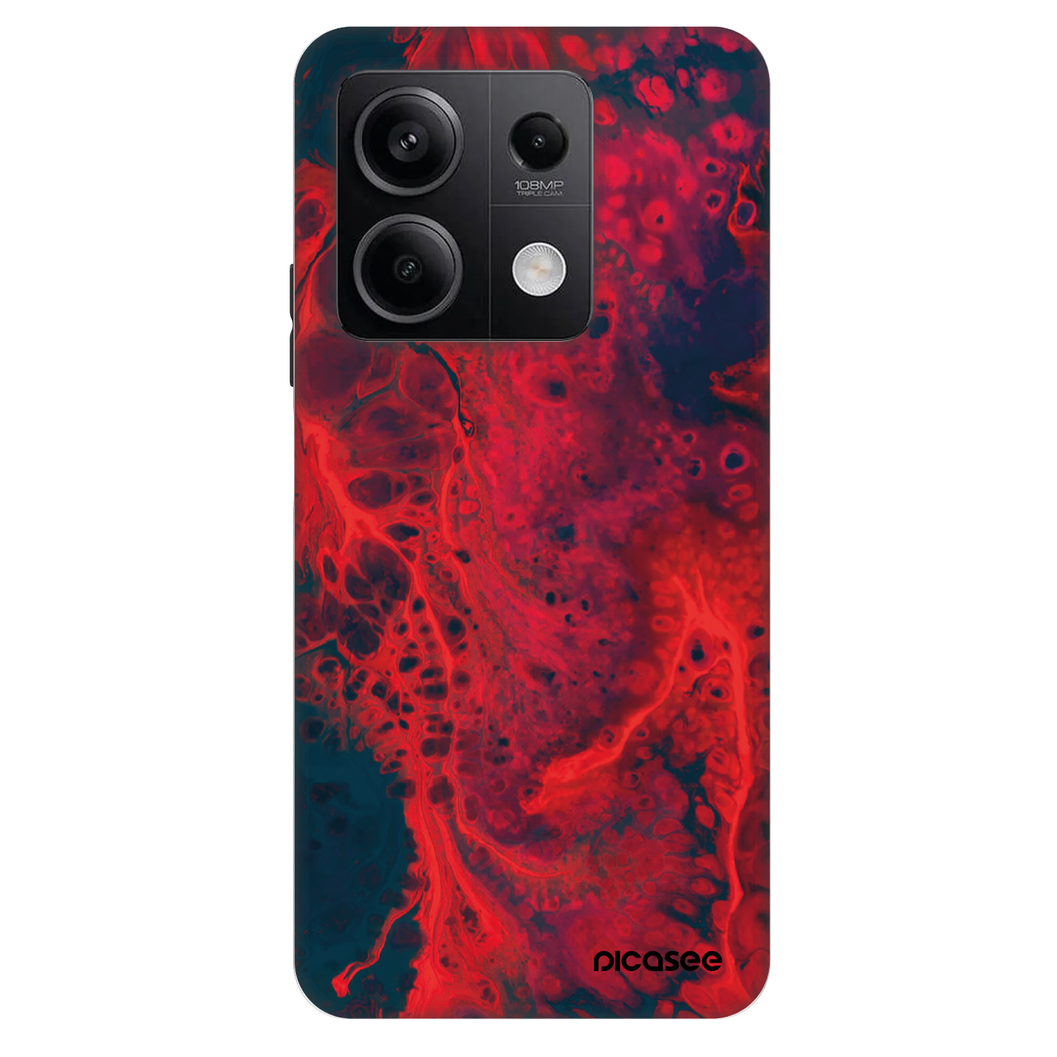 Picasee Fashion Case pre Xiaomi Redmi Note 13 5G - Organic red