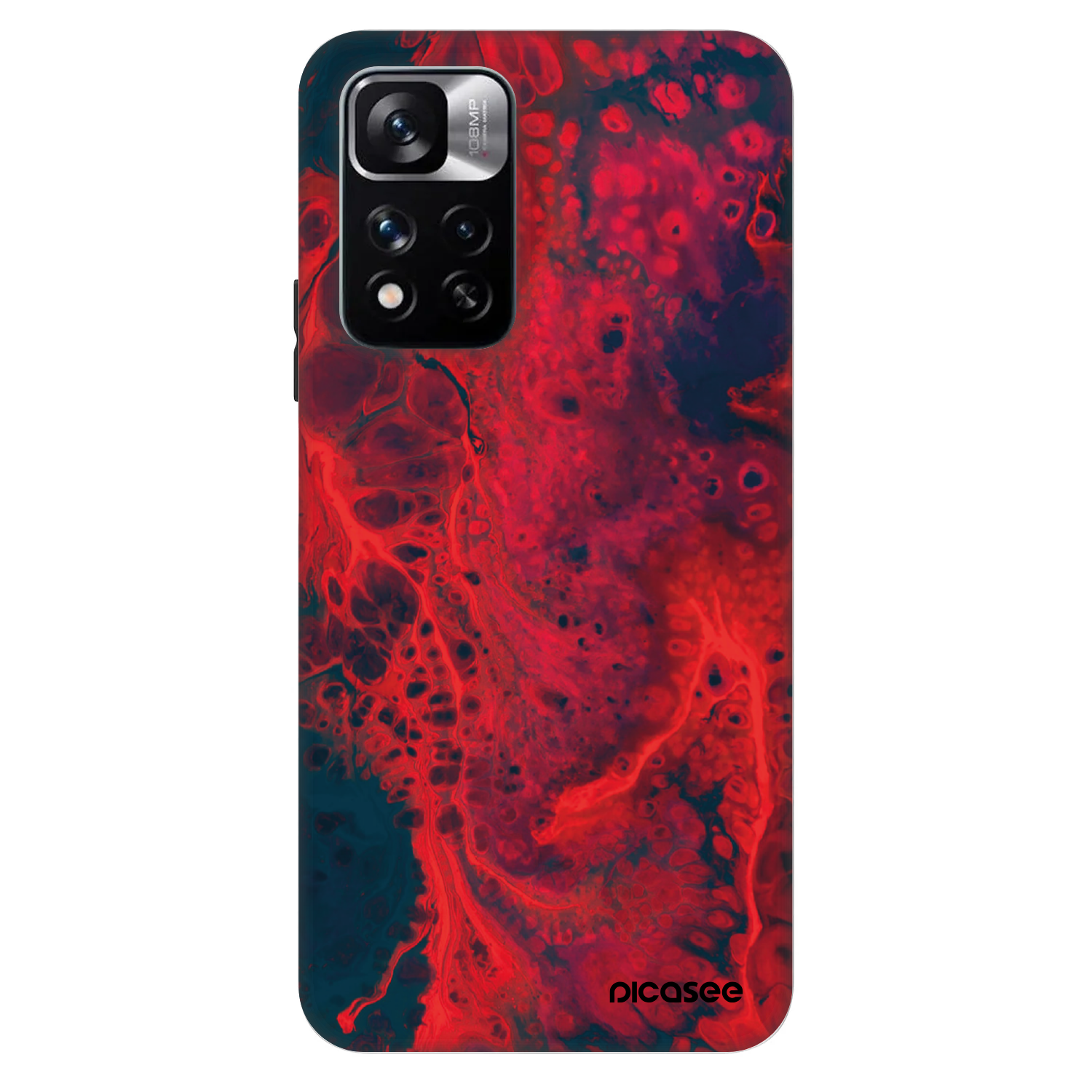 Picasee Fashion Case pre Xiaomi Redmi Note 11 Pro 5G - Organic red