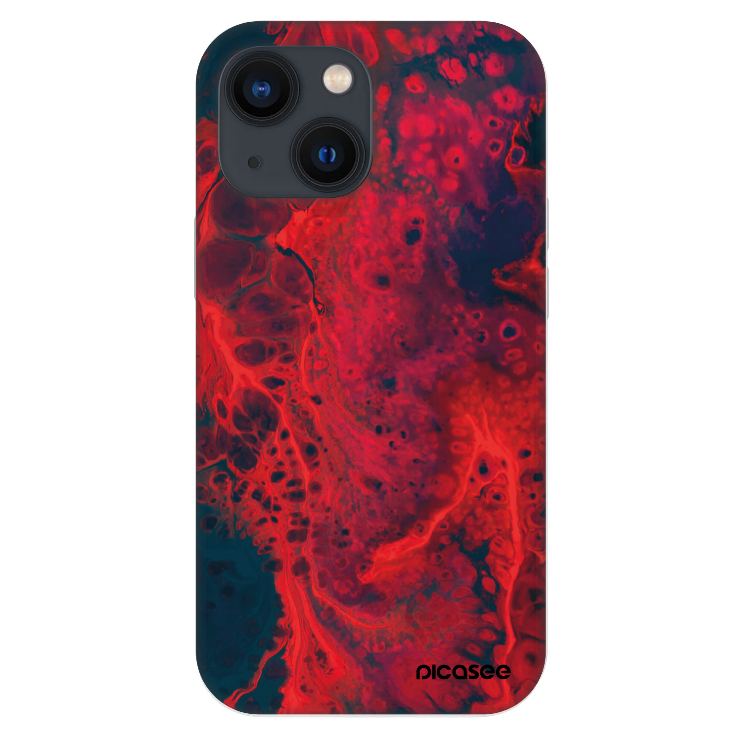 Picasee Fashion Case pre Apple iPhone 13 mini - Organic red