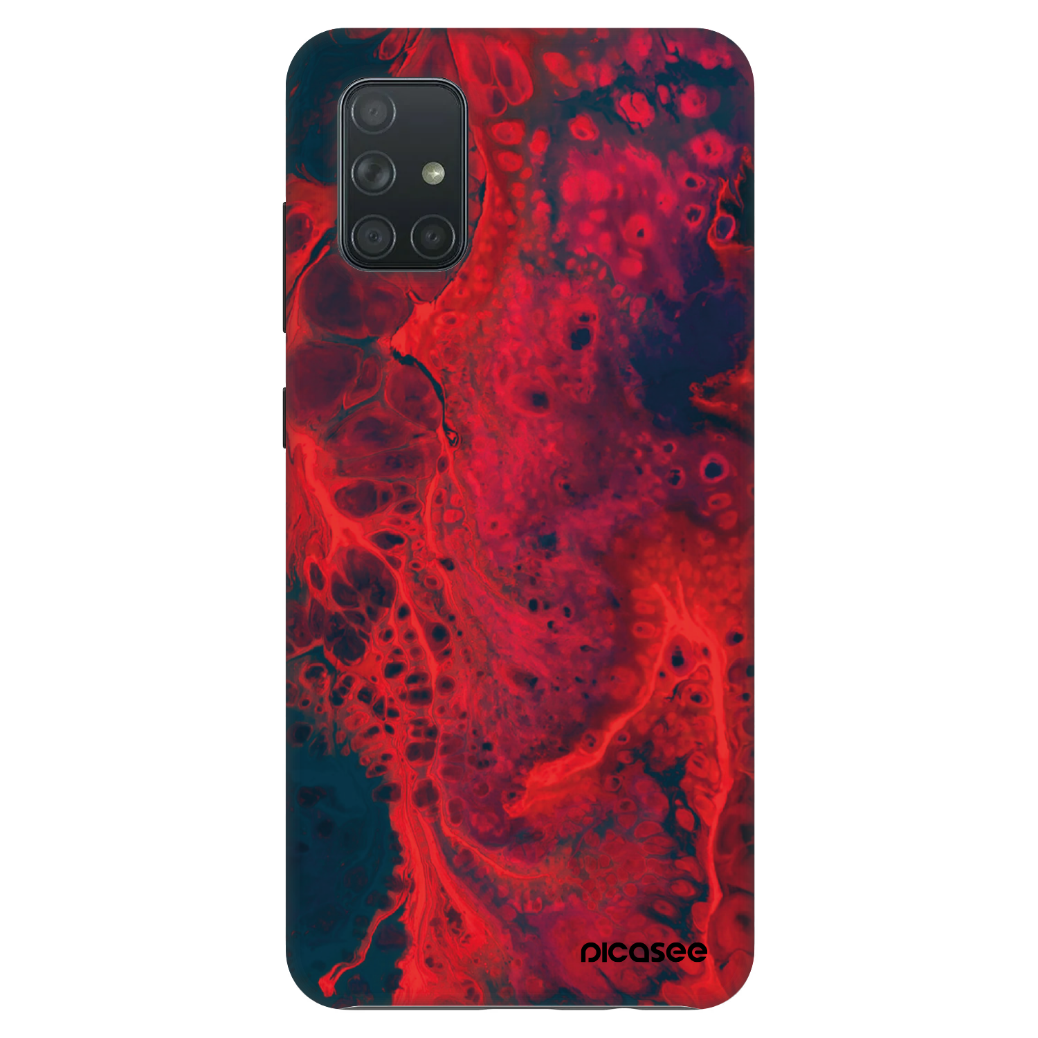 Picasee Fashion Case pre Samsung Galaxy A71 A715F - Organic red