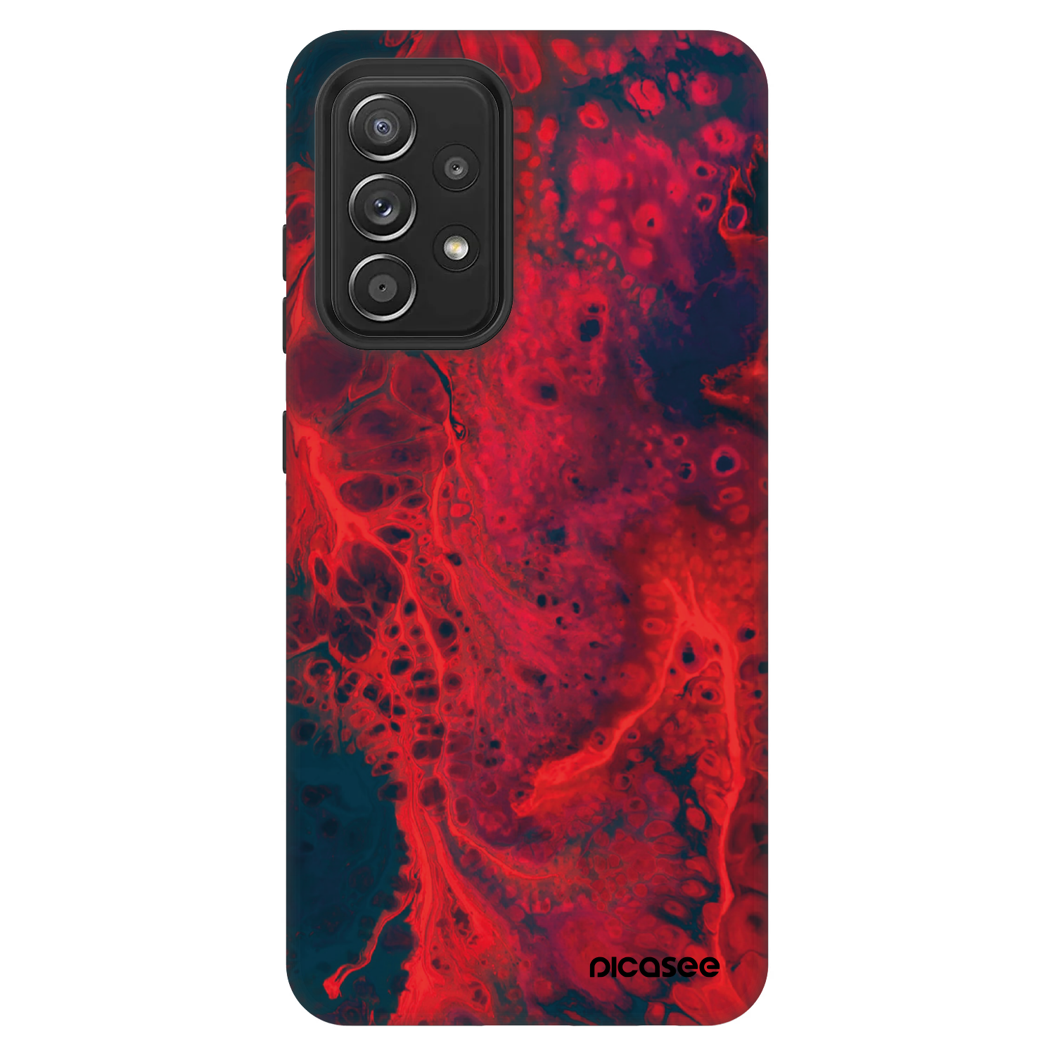 Picasee Fashion Case pre Samsung Galaxy A52 5G A525F - Organic red