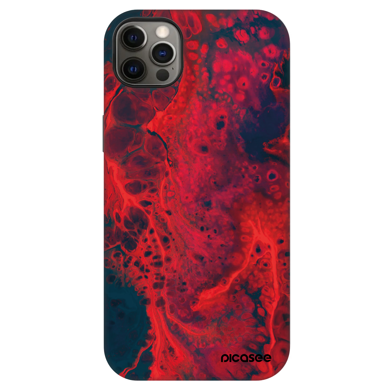 Picasee Fashion Case MagSafe pre Apple iPhone 12 Pro Max - Organic red