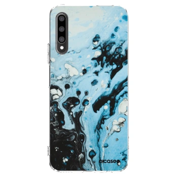 Picasee silikónový prehľadný obal pre Honor 9X Pro - Organic blue
