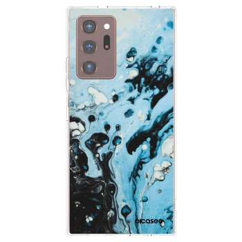 Picasee silikónový prehľadný obal pre Samsung Galaxy Note 20 Ultra - Organic blue