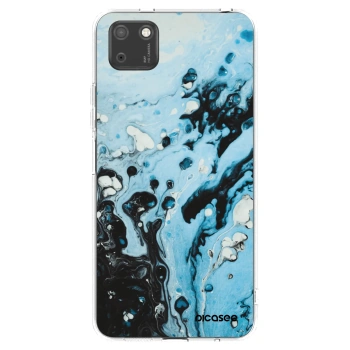 Picasee silikónový prehľadný obal pre Huawei Y5P - Organic blue