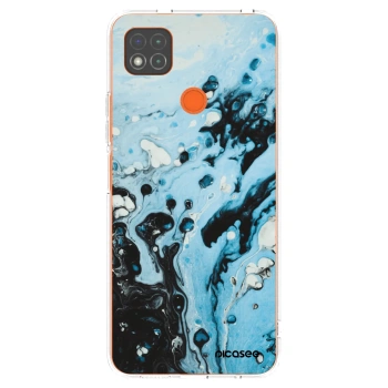 Picasee silikónový prehľadný obal pre Xiaomi Redmi 9C - Organic blue