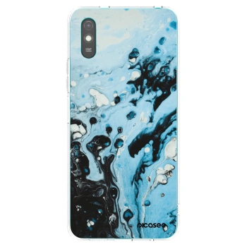 Picasee silikónový prehľadný obal pre Xiaomi Redmi 9AT - Organic blue