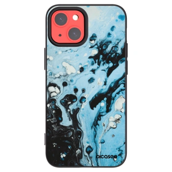 Picasee silikónový čierny obal pre Apple iPhone 13 mini - Organic blue