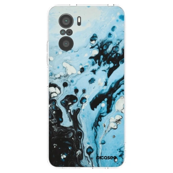 Picasee silikónový prehľadný obal pre Xiaomi Poco F3 - Organic blue