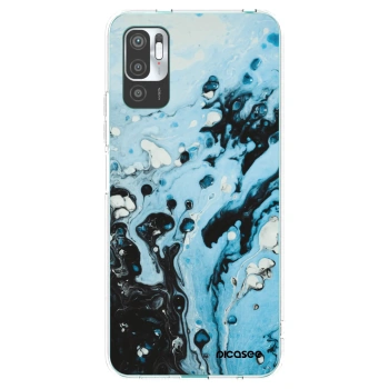 Picasee silikónový prehľadný obal pre Xiaomi Redmi Note 10 5G - Organic blue
