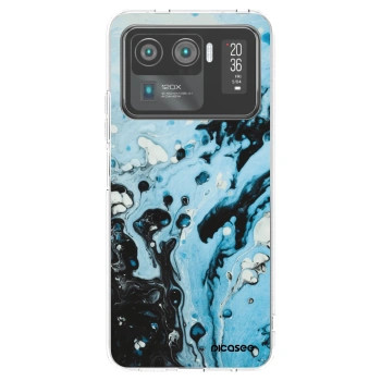 Picasee silikónový prehľadný obal pre Xiaomi Mi 11 Ultra - Organic blue