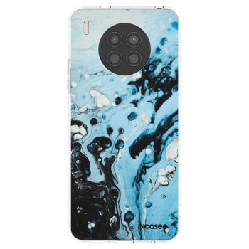 Picasee silikónový prehľadný obal pre Huawei Nova 8i - Organic blue