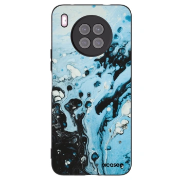 Picasee silikónový čierny obal pre Huawei Nova 8i - Organic blue