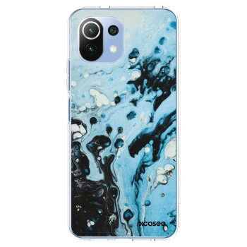 Picasee silikónový prehľadný obal pre Xiaomi 11 Lite 5G NE - Organic blue
