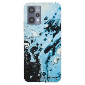 Picasee silikónový prehľadný obal pre Realme 9 Pro 5G - Organic blue