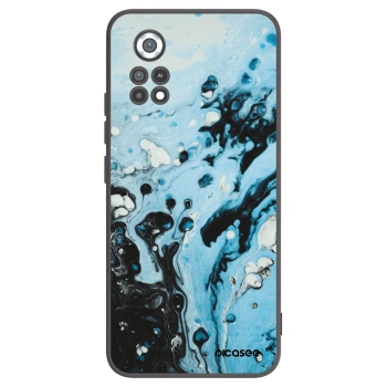 Picasee silikónový čierny obal pre Xiaomi Poco X4 Pro 5G - Organic blue