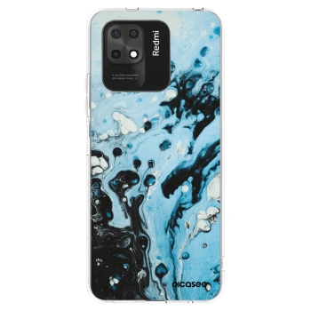Picasee silikónový prehľadný obal pre Xiaomi Redmi 10C - Organic blue