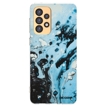 Picasee silikónový prehľadný obal pre Samsung Galaxy A33 5G A336 - Organic blue