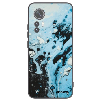 Picasee silikónový čierny obal pre Xiaomi 12X - Organic blue
