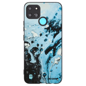 Picasee silikónový čierny obal pre Realme C21Y - Organic blue