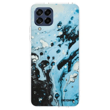 Picasee silikónový prehľadný obal pre Samsung Galaxy M53 5G - Organic blue