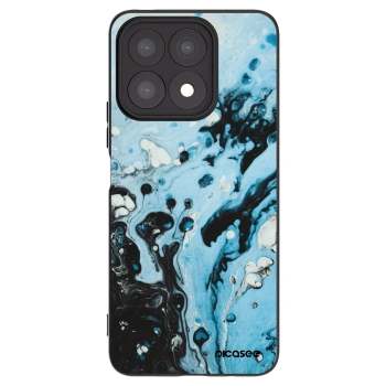 Picasee silikónový čierny obal pre Honor X8a - Organic blue