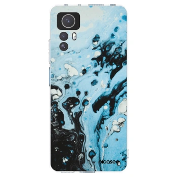 Picasee silikónový prehľadný obal pre Xiaomi Redmi Note 12S - Organic blue