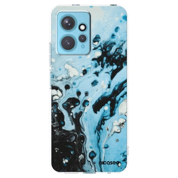 Picasee silikónový prehľadný obal pre Xiaomi Redmi Note 12 4G - Organic blue