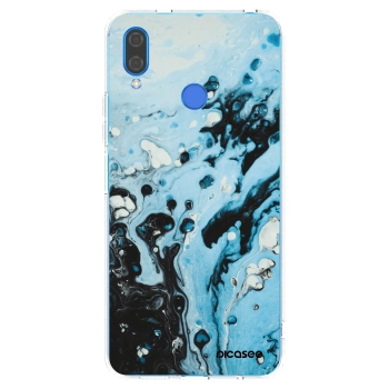 Picasee silikónový prehľadný obal pre Huawei Nova 3 - Organic blue
