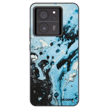 Picasee silikónový čierny obal pre Xiaomi 13T - Organic blue
