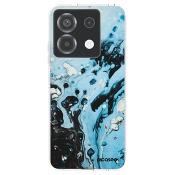 Picasee silikónový prehľadný obal pre Xiaomi Poco X6 - Organic blue