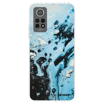 Picasee silikónový prehľadný obal pre Xiaomi Redmi Note 12 Pro 4G - Organic blue