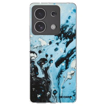 Picasee silikónový prehľadný obal pre Xiaomi Redmi Note 13 4G - Organic blue