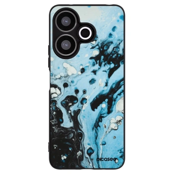 Picasee silikónový čierny obal pre Xiaomi Redmi 13 4G - Organic blue