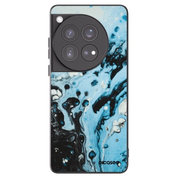 Picasee silikónový čierny obal pre OnePlus 12 5G - Organic blue