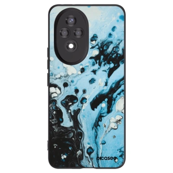 Picasee silikónový čierny obal pre Honor 200 Pro 5G - Organic blue