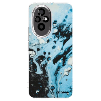 Picasee silikónový prehľadný obal pre Honor 200 Pro 5G - Organic blue